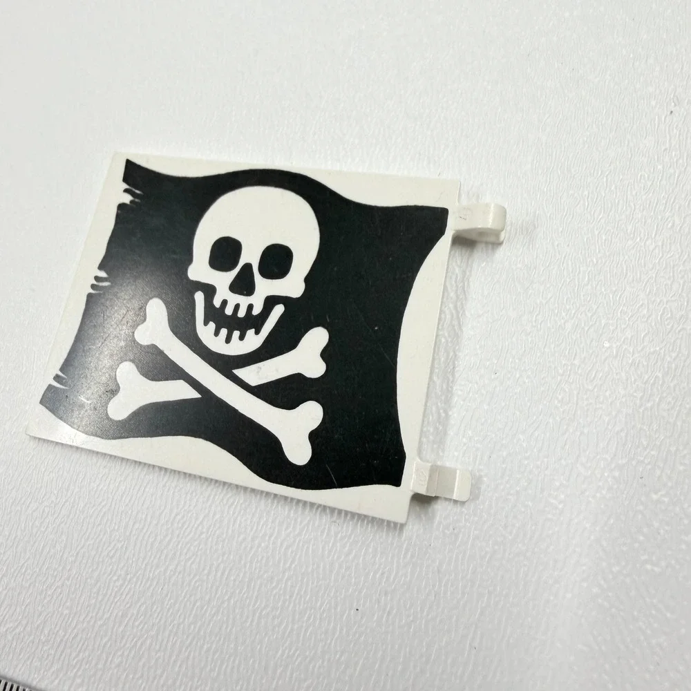 Vintage LEGO Pirate Flag Jolly Roger Skull Crossbones Large